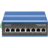 Digitus DN-651121 switch di rete Gigabit Ethernet (10/100/1000) Supporto Power over Ethernet (PoE) Nero, Blu, Interruttore Gigabit Ethernet (10/100/1000), Supporto Power over Ethernet (PoE), Montabile a parete