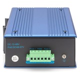 Digitus DN-651121 switch di rete Gigabit Ethernet (10/100/1000) Supporto Power over Ethernet (PoE) Nero, Blu, Interruttore Gigabit Ethernet (10/100/1000), Supporto Power over Ethernet (PoE), Montabile a parete