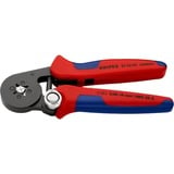 KNIPEX Pinza crimpatrice auto-regolante 97 53 04 SB rosso/Blu