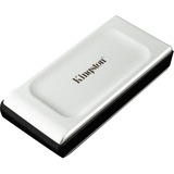 Kingston 4000G SSD portatile XS2000, Disco a stato solido argento/Nero, 4 TB, USB tipo-C, 3.2 Gen 2 (3.1 Gen 2), 2000 MB/s, Nero, Argento