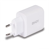 Lindy 73428 Caricabatterie per dispositivi mobili Universale Bianco AC Ricarica rapida Interno bianco, Interno, AC, 20 V, Bianco