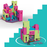 Mattel HYL45 gioco di costruzione, Giochi di costruzione Set da costruzione, 17 anno/i, Plastica, 1707 pz, 3,33 kg