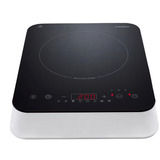 Medion LIFE Piastra a induzione MD 18490, Piastra riscaldante Nero/Bianco