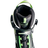 Muuwmi Pattini in linea regolabili per bambini Mis. 29-32 verde/Nero