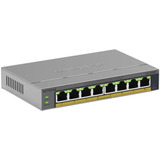 Netgear GS108EPP, Interruttore Non gestito, Gigabit Ethernet (10/100/1000), Full duplex, Supporto Power over Ethernet (PoE), Montaggio da desktop/parete