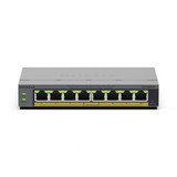 Netgear GS108EPP, Interruttore Non gestito, Gigabit Ethernet (10/100/1000), Full duplex, Supporto Power over Ethernet (PoE), Montaggio da desktop/parete