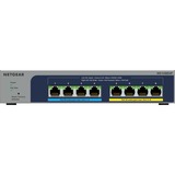 Netgear MS108EUP Gestito L2/L3 2.5G Ethernet (100/1000/2500) Supporto Power over Ethernet (PoE) Grigio, Interruttore grigio, Gestito, L2/L3, 2.5G Ethernet (100/1000/2500), Full duplex, Supporto Power over Ethernet (PoE)