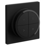 Philips Hue Tap dial switch, Pulsante Nero, Philips Tap dial switch, Wireless, Nero, Indipendente/a parete, IP20, Plastica, IP20