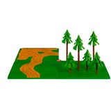 SIKU Dirt tracks and forest, Sullo sfondo 3 anno/i, Plastica, Multicolore