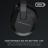 Turtle Beach Stealth 600 Nero PC Cuffie da Gioco Wireless con 80 ore Batteria, Altoparlanti da 50mm e Bluetooth per PC, PS5 e PS4, Cuffia da gioco Nero, Altoparlanti da 50mm e Bluetooth per PC, PS5 e PS4, Wireless, Gaming, 20 - 20000 Hz, Auricolare, Nero
