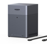UGREEN DH4300 Plus NAS Mini Tower 8 GB LPPDDR4X UGOS Pro Grigio Nero, NAS, Mini Tower, 8 GB, LPPDDR4X, UGOS Pro, Grigio