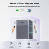 UGREEN DH4300 Plus NAS Mini Tower 8 GB LPPDDR4X UGOS Pro Grigio Nero, NAS, Mini Tower, 8 GB, LPPDDR4X, UGOS Pro, Grigio