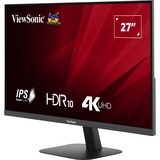 ViewSonic VA VA2708-4K-HD Monitor PC 68,6 cm (27") 3840 x 2160 Pixel 4K Ultra HD LED Nero, Monitor LED Nero (opaco), 68,6 cm (27"), 3840 x 2160 Pixel, 4K Ultra HD, LED, 4 ms, Nero