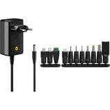 goobay Alimentatore universale 3 - 12V, 27 Watt, Alimentazione elettrica Nero