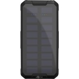 goobay Powerbank a ricarica rapida per esterni 20.000 mAh con solare Nero