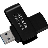 ADATA UC310 unità flash USB 128 GB USB tipo A 3.2 Gen 1 (3.1 Gen 1) Nero, Chiavetta USB Nero, 128 GB, USB tipo A, 3.2 Gen 1 (3.1 Gen 1), 100 MB/s, Girevole, Nero