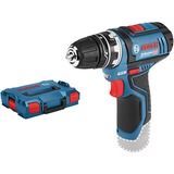 Bosch GSR 12V-15 FC Professional Senza chiave 600 g Nero, Blu, Cacciavite blu/Nero, Trapano con impugnatura a pistola, Senza chiave, Nero, Blu, 1 cm, 3 cm, 1 cm
