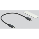 DeLOCK 42001 contenitore di unità di archiviazione Box esterno SSD Argento M.2, Disk enclosure Box esterno SSD, M.2, M.2, 20 Gbit/s, Collegamento del dispositivo USB, Argento