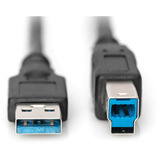 Digitus Cavo di collegamento USB 3.2 Gen 1 USB-A > USB-B Nero