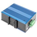 Digitus DN-650106 switch di rete Fast Ethernet (10/100) Nero, Blu, Interruttore Fast Ethernet (10/100), Full duplex, Montabile a parete