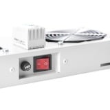 Digitus Unità di ventilazione sul soffitto per alloggiamenti a parete da 483 mm (19"), Modulo fan grigio, Grigio, 2 ventola(e), 276 m³/h, Turchia, 2 kg, 380 mm