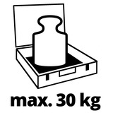 EINHELL 4530049 Cassetta degli attrezzi Plastica Rosso, Cassetta portautensili rosso/Nero, Cassetta degli attrezzi, Plastica, Rosso, 30 kg, Cardine, 550 mm