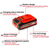 EINHELL Batteria Power-X-Change Plus 18 Volt 4,0 Ah rosso/Nero