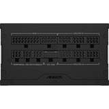 GIGABYTE AORUS ELITE P1000W ICE Alimentatore - PCIe 5.0, 80 PLUS Platinum, Design completamente modulare, Ventola da 120 mm, Compatibile con ATX 3.0, Spina EU, Alimentatore PC Nero, 80 PLUS Platinum, Design completamente modulare, Ventola da 120 mm, Compatibile con ATX 3.0, Spina EU, 1000 W, 100 - 240 V, 50/60 Hz, 15 - 6.5 A, Attivo, 125 W