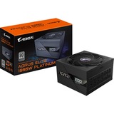 GIGABYTE AORUS ELITE P1000W ICE Alimentatore - PCIe 5.0, 80 PLUS Platinum, Design completamente modulare, Ventola da 120 mm, Compatibile con ATX 3.0, Spina EU, Alimentatore PC Nero, 80 PLUS Platinum, Design completamente modulare, Ventola da 120 mm, Compatibile con ATX 3.0, Spina EU, 1000 W, 100 - 240 V, 50/60 Hz, 15 - 6.5 A, Attivo, 125 W