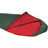 High Peak Sacco a pelo a mummia Ultra Pak 500 ECO verde scuro/Rosso