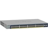 Netgear GS752TP-300EUS switch di rete Gestito L2/L3/L4 Gigabit Ethernet (10/100/1000) Supporto Power over Ethernet (PoE) 1U Nero, Interruttore Gestito, L2/L3/L4, Gigabit Ethernet (10/100/1000), Supporto Power over Ethernet (PoE), Montaggio rack, 1U