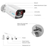 Reolink P430 Pallottola (forma) Telecamera di sicurezza IP Interno e esterno 3840 x 2160 Pixel Parete, Telecamera di sorveglianza bianco, Telecamera di sicurezza IP, Interno e esterno, Cablato, Google Assistant, Parete, Bianco