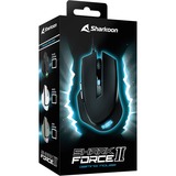 Sharkoon SHARK Force II mouse Mano destra USB tipo A Ottico 4200 DPI, Mouse da gioco bianco, Mano destra, Ottico, USB tipo A, 4200 DPI, Bianco