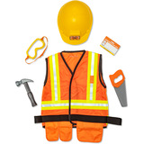 Spin Master MPP RLP CnstrctnWorkerRlplyCstmSt GML Costume in maschera Bambino Unisex Divisa 680 g, Gioco di ruolo Costume in maschera, Bambino, Unisex, Divisa, Arancione, Giallo, 3 anno/i