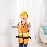 Spin Master MPP RLP CnstrctnWorkerRlplyCstmSt GML Costume in maschera Bambino Unisex Divisa 680 g, Gioco di ruolo Costume in maschera, Bambino, Unisex, Divisa, Arancione, Giallo, 3 anno/i