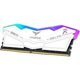 Team Group D516GB 6400-32 RGB wh K2 TEM, Memoria bianco