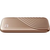 WD My Passport 1000 GB Oro, Disco a stato solido oro, 1000 GB, USB tipo-C, 3.2 Gen 2 (3.1 Gen 2), 1050 MB/s, Protezione della password, Oro