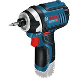 Bosch Avvitatore ad impulsi (a batteria) Bosch GDR 10,8-LI Professional blu/Nero, Nero, Blu, Rosso, 2600 Giri/min, 105 Nm, Batteria, 12 V, Ioni di Litio