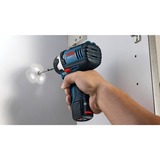 Bosch Avvitatore ad impulsi (a batteria) Bosch GDR 10,8-LI Professional blu/Nero, Nero, Blu, Rosso, 2600 Giri/min, 105 Nm, Batteria, 12 V, Ioni di Litio