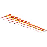 Bosch Set di cacciaviti VDE PH/SL Professional, 14 pezzi, Cacciavite rosso/Giallo
