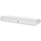 Corsair CH-9194114-DE - Tastatur tastiera USB Tedesco Bianco, Tastiera da gioco bianco, 60%, USB, Interruttore a chiave meccanica, LED RGB, Bianco