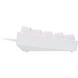 Corsair CH-9194114-DE - Tastatur tastiera USB Tedesco Bianco, Tastiera da gioco bianco, 60%, USB, Interruttore a chiave meccanica, LED RGB, Bianco