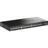 D-Link DGS-1530-52/E switch di rete Gestito L2 Gigabit Ethernet (10/100/1000) Nero, Interruttore Nero, Gestito, L2, Gigabit Ethernet (10/100/1000), Full duplex, Montaggio rack