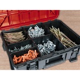 EINHELL Valigetta di sistema E-Case S-F incl. divisori, Cassetta portautensili Nero/Rosso