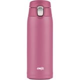 Emsa Light Mug 400 ml Rosa, Tazza termica rosa, Rosa, Acciaio inox, Polipropilene (PP), 400 ml, 6,6 cm, 196 mm