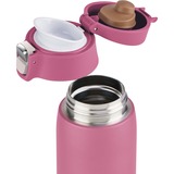 Emsa Light Mug 400 ml Rosa, Tazza termica rosa, Rosa, Acciaio inox, Polipropilene (PP), 400 ml, 6,6 cm, 196 mm