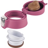 Emsa Light Mug 400 ml Rosa, Tazza termica rosa, Rosa, Acciaio inox, Polipropilene (PP), 400 ml, 6,6 cm, 196 mm