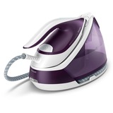 Philips Ferro generatore di vapore PerfectCare Compact Plus GC7933/30, Stazione stirante viola/Bianco, 2400 W, 450 g/min, SteamGlide Plus, 6,5 bar, 1,5 L, 120 g/min