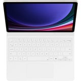 Samsung EF-DX725 QWERTZ Tedesco Pin Pogo Bianco, Custodia per tablet bianco, QWERTZ, Tedesco, Touchpad, Samsung, Galaxy Tab S9, Galaxy Tab S9 FE, Bianco