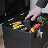 Stanley 1-93-968 Servante Carbone, Noir, 47 x 63 x 30 cm, Carrelli per attrezzi Nero/Giallo, Noir, 47 x 63 x 30 cm